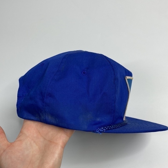 Vintage Nissin TAX AIR Blue Snapback Hat 80s - Picture 3 of 12
